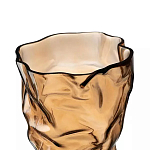 Ваза стеклянная фактурная Crumpled Vase 32 см варинант исполнения - 2 | Loft Concept в Ижевске