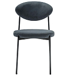 Стул металлический с мягкой спинкой и сиденьем из велюра Alfie Chair варинант исполнения - 5 | Loft Concept в Ижевске