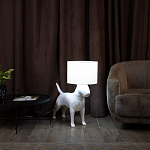 Лампа COLLECTION OF DOGS с абажуром Бультерьер варинант исполнения - 3 | Loft Concept в Ижевске