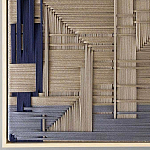 Аксессуар Геометрическая абстракция Figurative Beige Wall Hangings варинант исполнения - 1 | Loft Concept в Ижевске