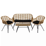 Кушетка плетеная из ротанга Wicker Сouch варинант исполнения - 5 | Loft Concept в Ижевске