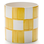 Кашпо из керамики с графическими принтами Brighter варинант исполнения - 5 | Loft Concept в Ижевске