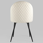 Мягкий стул в бежевом велюре Miruna Chair варинант исполнения - 4 | Loft Concept в Ижевске