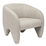 Дизайнерское кресло мягкое в белой обивке White Canvas варинант исполнения - 1 | Loft Concept в Ижевске