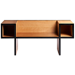 Дизайнерская скамейка  Canton  Beech and Black Bench варинант исполнения - 1 | Loft Concept в Ижевске