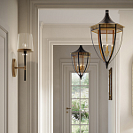 Подвесной светильник в форме фонаря чёрного цвета Black Lantern варинант исполнения - 3 | Loft Concept в Ижевске