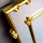 Зеркало прямоугольное Golden Classic Ornament Mirror варинант исполнения - 3 | Loft Concept в Ижевске