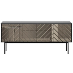 Длинная тумба с зеркальным декором Serena варинант исполнения - 5 | Loft Concept в Ижевске