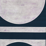 Обои ручная роспись в стиле Арт-деко Assemblage Aluminium Leaf with désargenter pearlescent antiquing варинант исполнения - 2 | Loft Concept в Ижевске