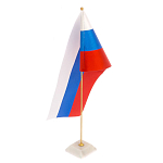 Флагшток на подставке из натурального камня Stone Flagpole варинант исполнения - 1 | Loft Concept в Ижевске