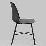 Стул из прочного пластика на металлическом основании Anora Black варинант исполнения - 3 | Loft Concept в Ижевске