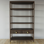 Стеллаж с двумя ящиками Elsa Dreams Walnut варинант исполнения - 4 | Loft Concept в Ижевске