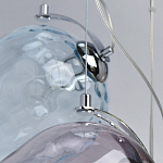 Люстра каскадная с 9-ю разноцветными стеклянными плафонами Kaleido варинант исполнения - 11 | Loft Concept в Ижевске