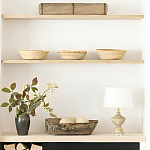 Настольная лампа деревянная с белым абажуром Wooden Table Lamp варинант исполнения - 6 | Loft Concept в Ижевске