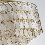 Люстра многоярусная с декором из натуральной морской ракушки Iridescent Light варинант исполнения - 8 | Loft Concept в Ижевске