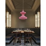 Подвесной вязаный розовый светильник «Моника» варинант исполнения - 2 | Loft Concept в Ижевске