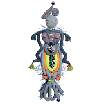 Кукла из одежды и павлопосадских платков Rusalka Blue Jeans 2 варинант исполнения - 1 | Loft Concept в Ижевске