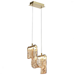 Подвесной светильник волнистой формы из фактурного стекла Wave варинант исполнения - 3 | Loft Concept в Ижевске