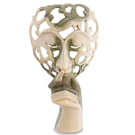 Маска ручной работы деревянная резная Beauty Mask варинант исполнения - 1 | Loft Concept в Ижевске