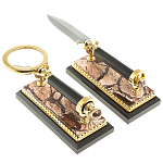 Настольный письменный набор из яшмы Manager Organizer варинант исполнения - 9 | Loft Concept в Ижевске