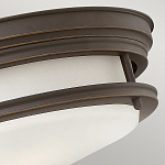 Потолочный светильник для ванных комнат со стеклянным плафоном в форме перевернутого конуса Hinkley варинант исполнения - 23 | Loft Concept в Ижевске