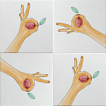 Плитка дизайнерская с рисунком Лимон варинант исполнения - 1 | Loft Concept в Ижевске