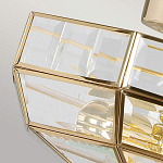 Потолочный светильник шестигранной формы с прозрачными стеклянным плафоном Elstead Lighting варинант исполнения - 12 | Loft Concept в Ижевске