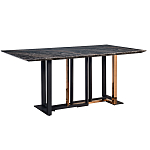 Стол обеденный со стальными ножками оригинальной формы Gourmet Meal варинант исполнения - 1 | Loft Concept в Ижевске