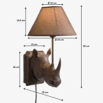 Бра Носорог Rhinoceros варинант исполнения - 7 | Loft Concept в Ижевске