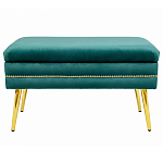 Мягкая банкетка с зоной для хранения Casket Green варинант исполнения - 1 | Loft Concept в Ижевске