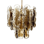 Люстра из круглых стеклянных элементов Vienna варинант исполнения - 1 | Loft Concept в Ижевске