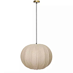 Подвесной светильник с бежевым тканевым абажуром Modern Textured Table Lamp варинант исполнения - 1 | Loft Concept в Ижевске