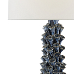 Настольная лампа с корпусом из цветков колокольчика Cascade of Blue Flowers варинант исполнения - 1 | Loft Concept в Ижевске