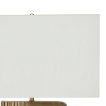 Настольная лампа с прямоугольным белым абажуром Skillful Face варинант исполнения - 2 | Loft Concept в Ижевске