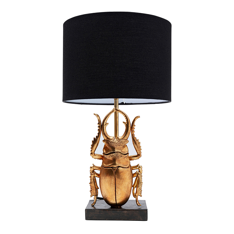 Настольная лампа Золотой жук Черный Золотой в Ижевске | Loft Concept 