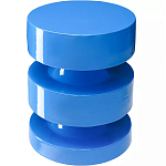 Столик приставной фигурный синий Curly Blue Table варинант исполнения - 1 | Loft Concept в Ижевске