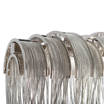 Люстра подвесная с металлическими цепочками и изогнутыми металлическими дугами 72 см Atlantis Chain варинант исполнения - 9 | Loft Concept в Ижевске