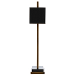 Настольная лампа прямоугольная с черным абажуром Strictness of Forms варинант исполнения - 3 | Loft Concept в Ижевске