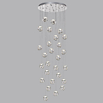 Люстра каскадня с 27-ю прозрачными шарообразными подвесами Bubbles Bocci варинант исполнения - 5 | Loft Concept в Ижевске