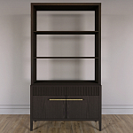 Стеллаж Primo с ящиками Темный орех варинант исполнения - 1 | Loft Concept в Ижевске