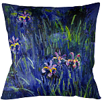 Подушка декоративная Ирисы Impressionism in Art варинант исполнения - 1 | Loft Concept в Ижевске