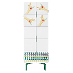 Тумба белая с рисунком Tall Forest Ok White варинант исполнения - 1 | Loft Concept в Ижевске