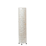 Торшер из перламутра на металлическом каркасе Indonesian Cylinder варинант исполнения - 4 | Loft Concept в Ижевске