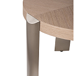 Столик журнальный круглый со светлым шпоном Light Veneer Table варинант исполнения - 6 | Loft Concept в Ижевске