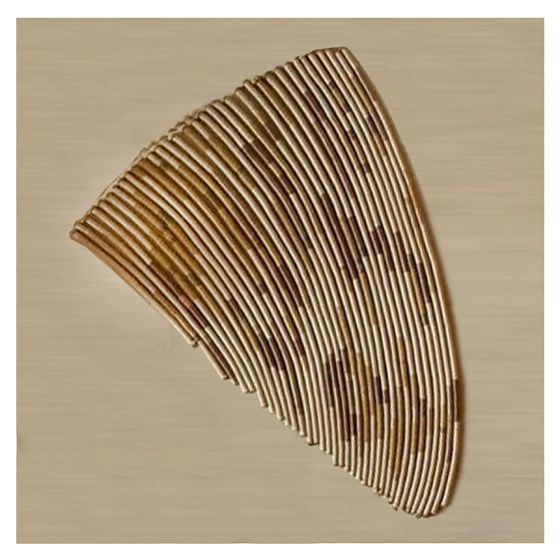 Декор настенный в Эко стиле рафия Malibu wall panel Коричневый Бежевый в Ижевске | Loft Concept 