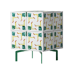 Тумба  с рисунком ShortT Pina Colada Green варинант исполнения - 3 | Loft Concept в Ижевске