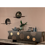 Дизайнерский комод с декором в виде круглых элементов на фасаде Matisse варинант исполнения - 4 | Loft Concept в Ижевске