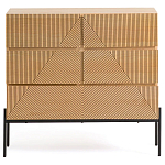 Комод с геометрическим рисунком на ящиках Anders Light Wood варинант исполнения - 2 | Loft Concept в Ижевске