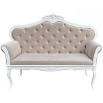 Диван в стиле прованс Montmartre Provence Sofa Beige White варинант исполнения - 1 | Loft Concept в Ижевске