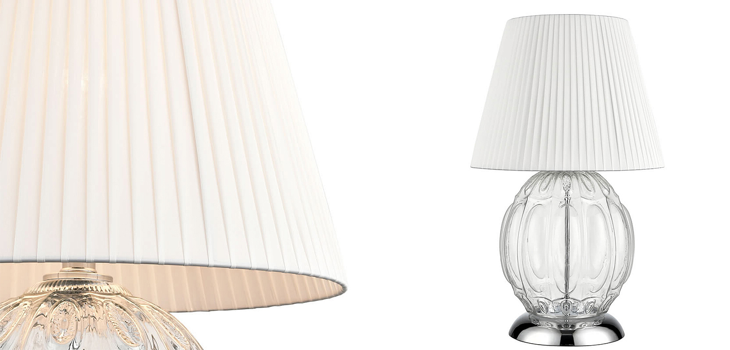 Настольная лампа Прозрачное Стекло Hailey Table Lamp Настольная лампа Прозрачное Стекло Hailey Table Lamp - Loft-Concept в Ижевске